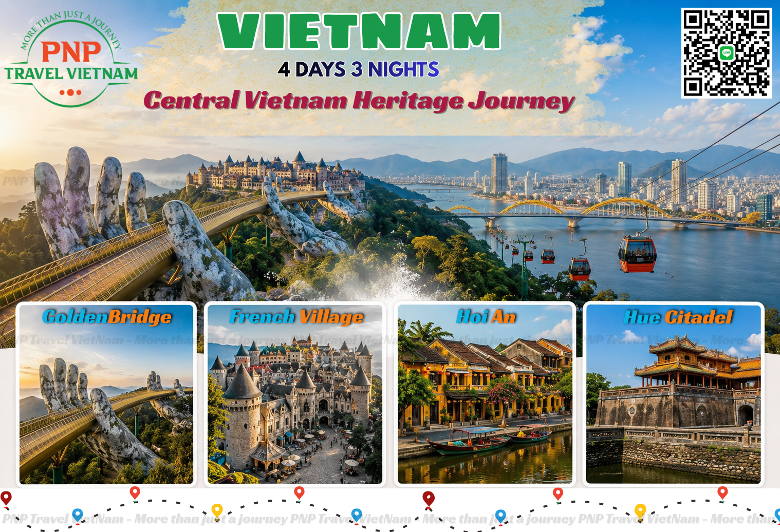 HUE – DA NANG – HOIAN – BANA HILLS 4D3N